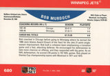 #680 Bob Murdoch Coach Winnipeg Jets 1990-91 Pro Set Hockey Card OE