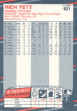 #621 Rich Yett Cleveland Indians 1988 Fleer Baseball Card OE