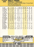 #506 Kelly Paris Chicago White Sox 1989 Fleer Baseball Card OF