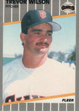 #347 Trevor Wilson San Francisco Giants 1989 Fleer Baseball Card OF