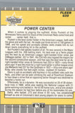 #639 Kirby Puckett Eric Davis Power Center Minnesota Twins Cincinnati Reds 1989 Fleer Baseball Card OG