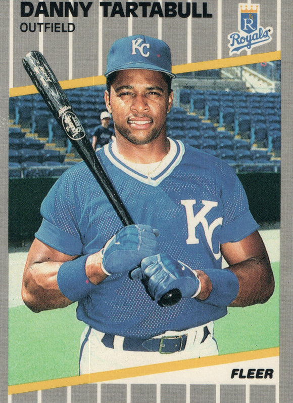 #295 Danny Tartabull Kansas City Royals 1989 Fleer Baseball Card OG