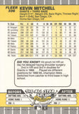 #336 Kevin Mitchell San Francisco Giants 1989 Fleer Baseball Card OH