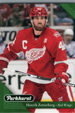 #85 Henrik Zetterberg Detroit Red Wings 2017-18 Parkhurst Hockey Card OH