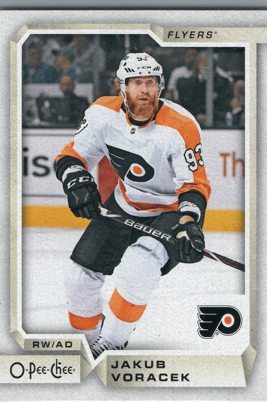 #157 Jakub Voracek Philadelphia Flyers 2018-19 O-Pee-Chee Hockey Card OI