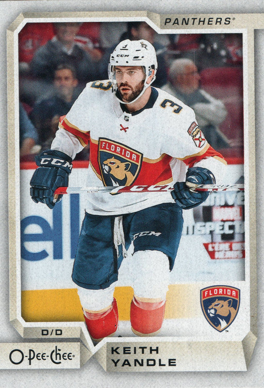 #138 Keith Yandle Florida Panthers 2018-19 O-Pee-Chee Hockey Card OJ