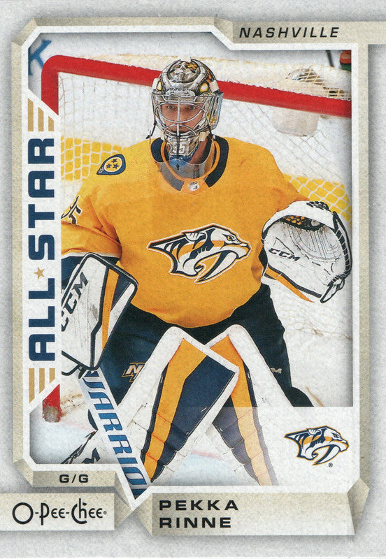 #280 Pekka Rinne All Star Nashville Predators 2018-19 O-Pee-Chee Hockey Card OJ