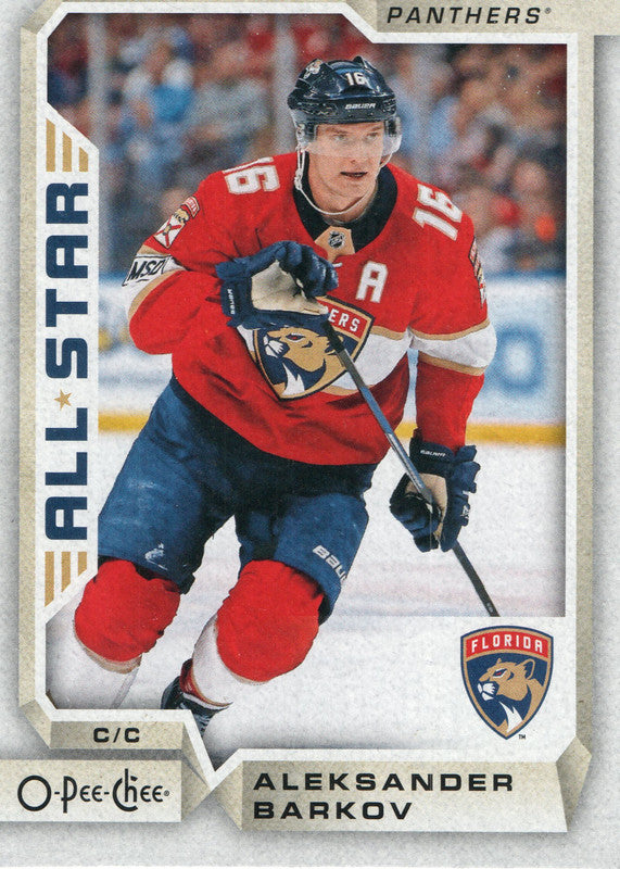 #8 Alexsander Barkov All Star Florida Panthers 2018-19 O-Pee-Chee Hockey Card OJ