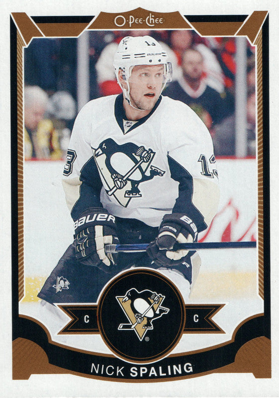 #172 Nick Spaling Pittsburgh Penguins 2015-16 O-Pee-Chee Hockey Card OJ