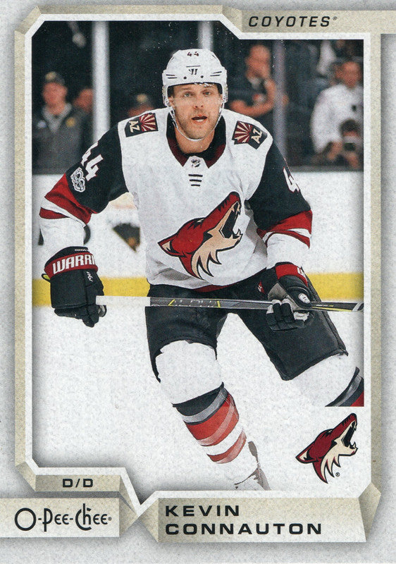 #382 Kevin Connauton Arizona Coyotes 2018-19 O-Pee-Chee Hockey Card OJ