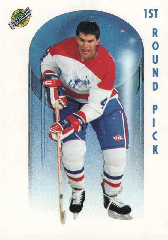 #60 Scott La Chance First Round Pick Smokey's  1990-91 Ultimate Hockey Card OK