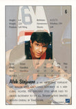 #6 Alek Stojanou Vancouver 1990-91 Ultimate Hockey Card OK