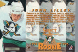 #191 John Lilley Rookie  Anaheim Ducks 1994-95 Slect Hockey Card OL