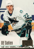 #192 Ulf Dahlen San Jose Sharks 1993-94 Fleer Ultra Hockey Card OM