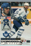 #214 Mike Gartner  Toronto Maple Leafs 1993-94 Fleer Ultra Hockey Card ON