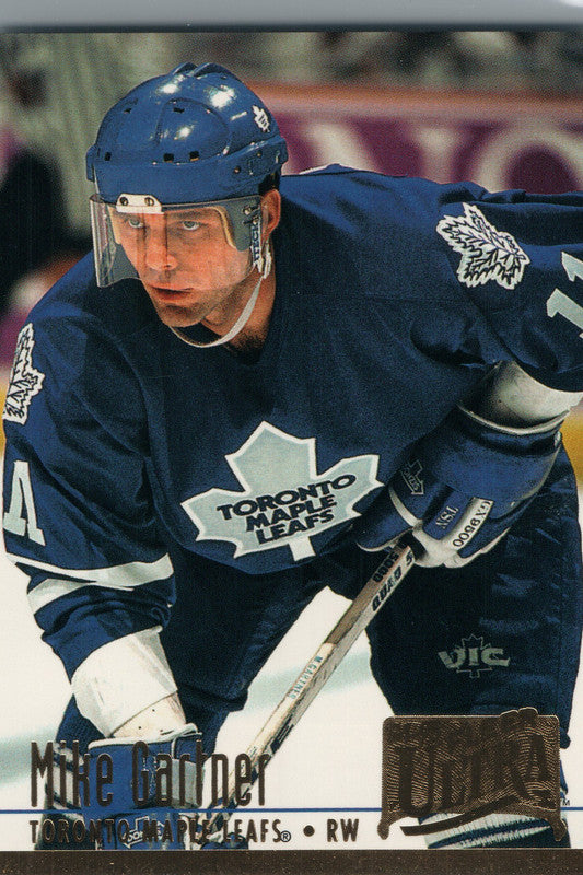 #214 Mike Gartner  Toronto Maple Leafs 1993-94 Fleer Ultra Hockey Card ON