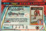 #270 Steve Larmer Chicago Blackhawks 1990-91 Topps Stadium Club Hockey Card OO