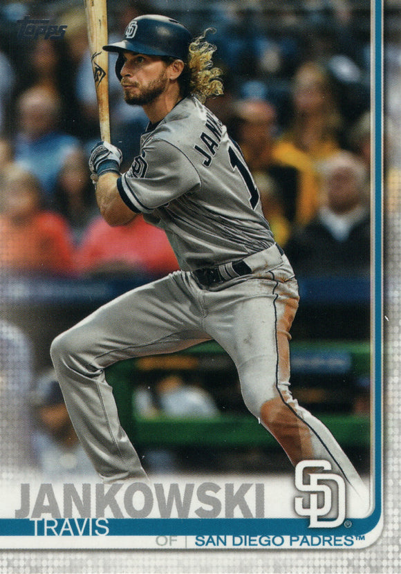 #581 Travis Jankowski San Diego Padres 2019 Topps Series 2 Baseball Card
