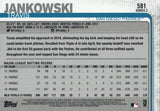 #581 Travis Jankowski San Diego Padres 2019 Topps Series 2 Baseball Card