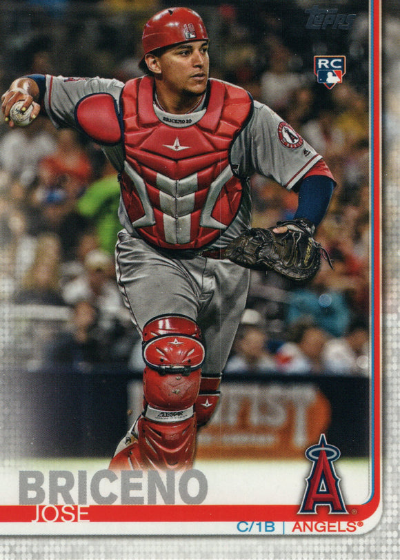 #689 Jose Briceno Rookie Los Angels Angels 2019 Topps Series 2 Baseball Card