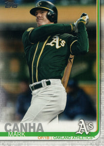 #612 Mark Canha Oakland Athletics 2019 Topps Series 2 Baseball Card