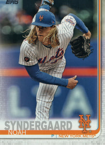 #359 Noah SynderGaard New York Mets 2019 Topps Series 2 Baseball Card