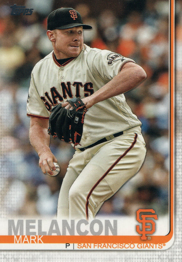#360 Mark Melancon San Francisco Giants 2019 Topps Series 2 Baseball Card