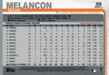 #360 Mark Melancon San Francisco Giants 2019 Topps Series 2 Baseball Card