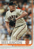 #360 Mark Melancon San Francisco Giants 2019 Topps Series 2 Baseball Card