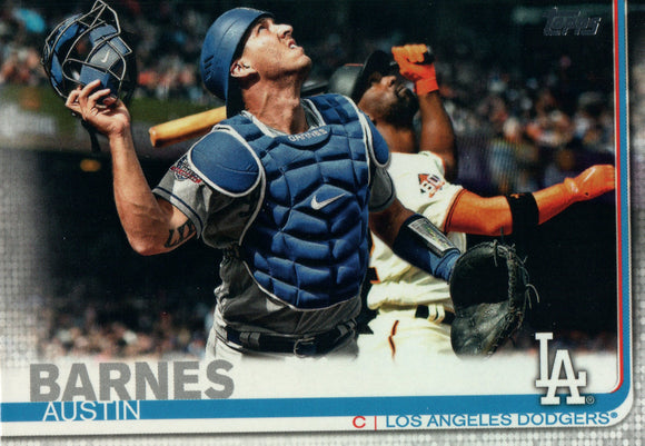 #456 Austin Barnes Los Angeles Dodgers 2019 Topps Series 2 Baseball Card