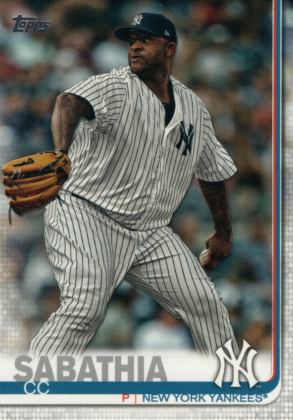 #486 CC Sabathia New York Yankees 2019 Topps Series 2 Baseball Card GAK