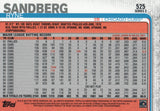 #525 Ryne Sandberg Chicago Cubs 2019 Topps Series 2 Baseball Card GAK
