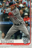 #654 Kurt Suzuki Washington Nationals 2019 Topps Series 2 Baseball Card GAK