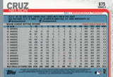 #675 Nelson Cruz Minnesota Twins 2019 Topps Series 2 Baseball Card GAK