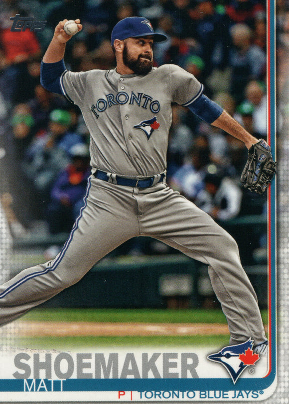 #533 Matt Shoemaker Toronto Blue Jays 2019 Topps Series 2 Baseball Card GAK