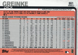 #661 Zack Greinke Arizona Diamondbacks 2019 Topps Series 2 Baseball Card GAL