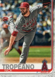 #615 Nick Tropeano Los Angeles Angels 2019 Topps Series 2 Baseball Card GAL