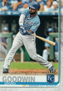 #640 Brian Goodwin Kansas City Royals 2019 Topps Series 2 Baseball Card GAL