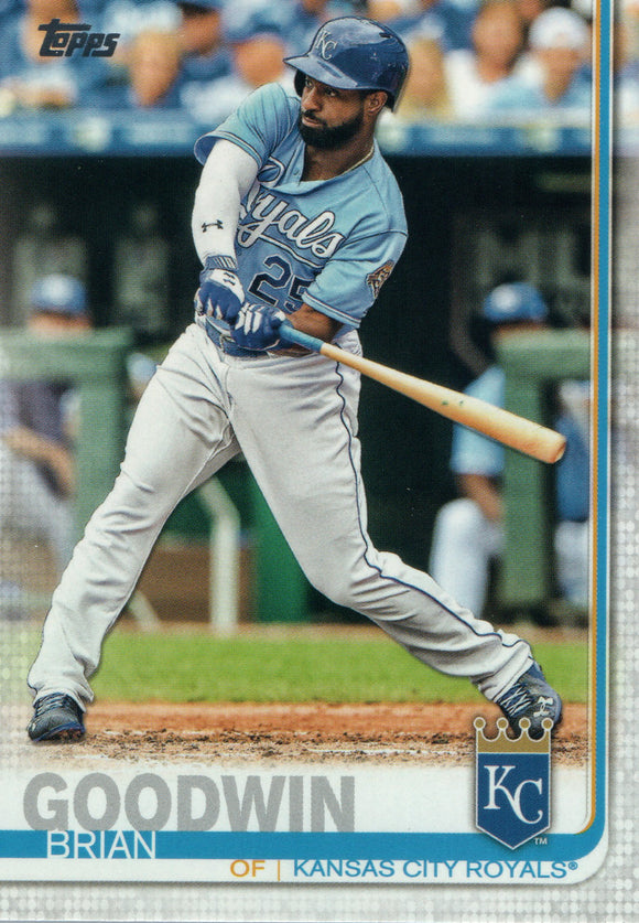 #640 Brian Goodwin Kansas City Royals 2019 Topps Series 2 Baseball Card GAL