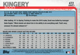 #472 Scott Kingery Future Stars Philadelphia Phillies 2019 Topps Series 2 Baseball Card GAM