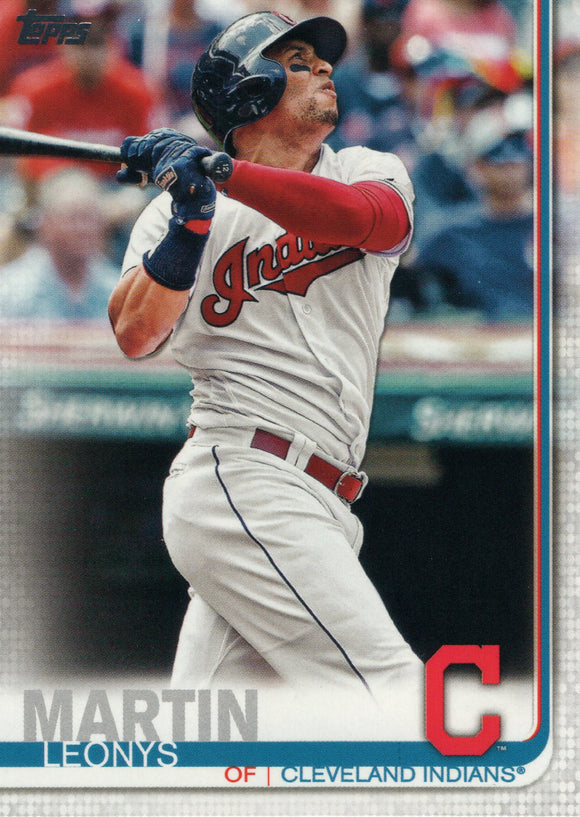 #358 Leonys Martin Cleveland Indians 2019 Topps Series 2 Baseball Card GAM