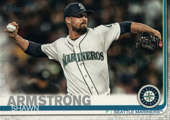 #517 Shawn Armstrong Seattle Mariners 2019 Topps Series 2 Baseball Card GAM
