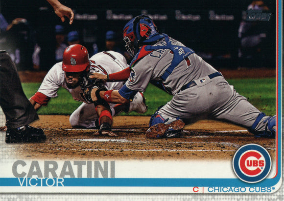 #389 Victor Caratini Chicago Cubs 2019 Topps Series 2 Baseball Card GAM