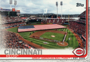 #691 Great american Ball Park Cincinnati Reds 2019 Topps Series 2 Baseball Card GAM