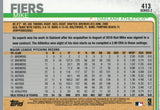 #413 Mike Fiers Oakland Athletics 2019 Topps Series 2 Baseball Card GAM