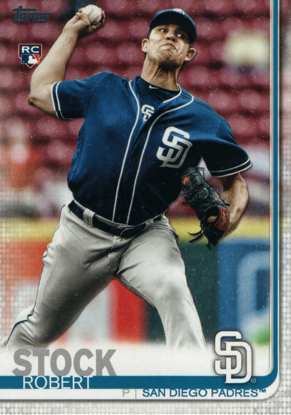 #684 Robert Stock San Diego Padres 2019 Topps Series 2 Baseball Card GAN