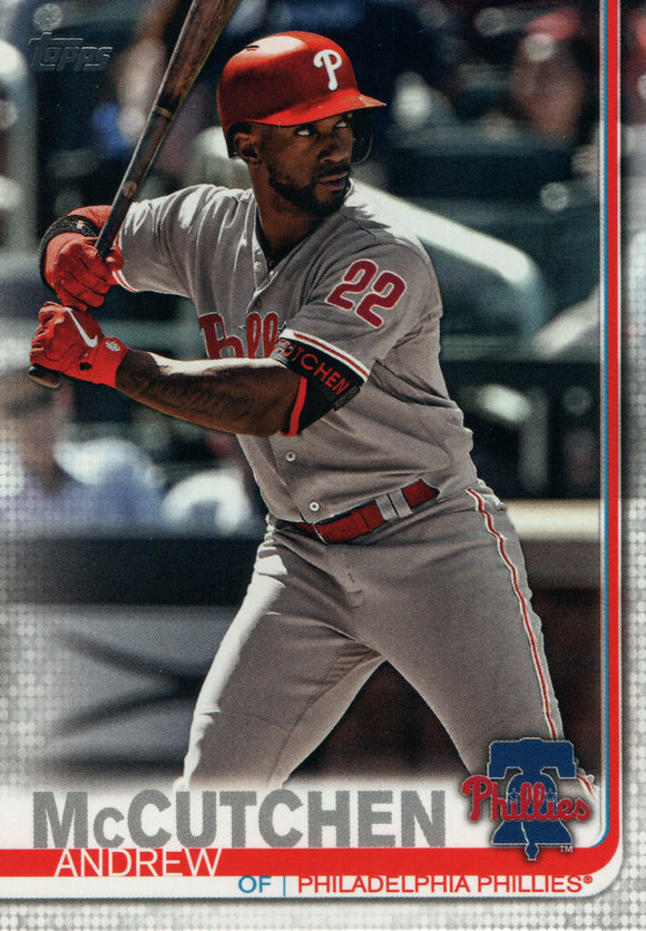 #395 Andrew McCutchen Philadelphia Phillies 2019 Topps Series 2 Baseball Card GAN