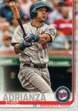 #608 Ehire Adrianza Minnesota Twins 2019 Topps Series 2 Baseball Card GAO
