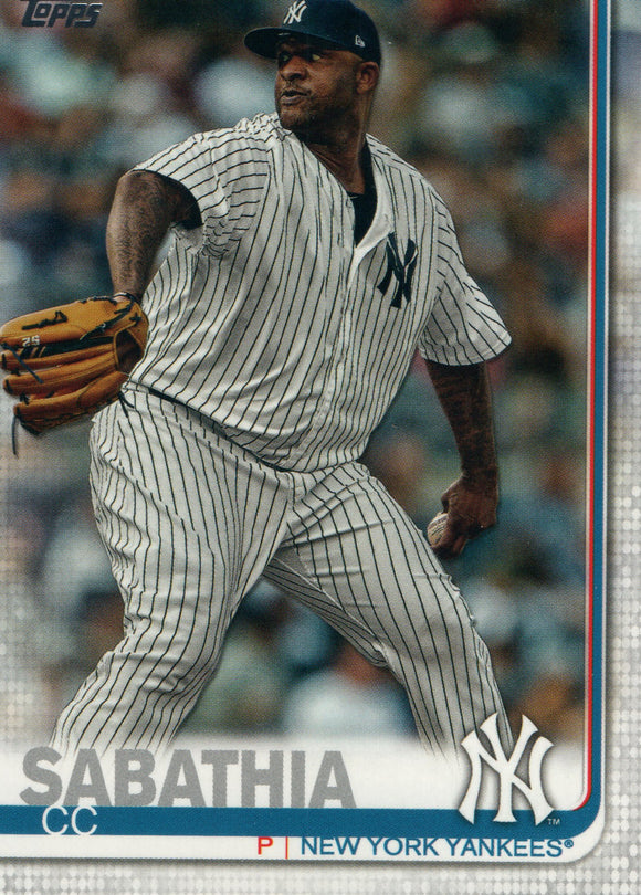#486 CC Sabathia New York Yankees 2019 Topps Series 2 Baseball Card GAO