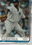 #486 CC Sabathia New York Yankees 2019 Topps Series 2 Baseball Card GAO